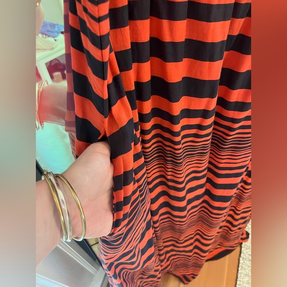 EUC Red/Navy Stripe Maxi Dress - Picture 4 of 7